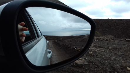 Bezdroża w drodze na Cofete plażę.