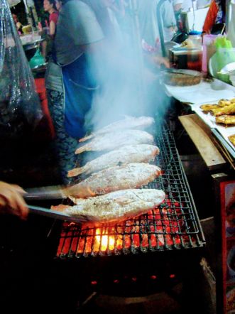 Ulica Khaosan- foot street, Bangkok 